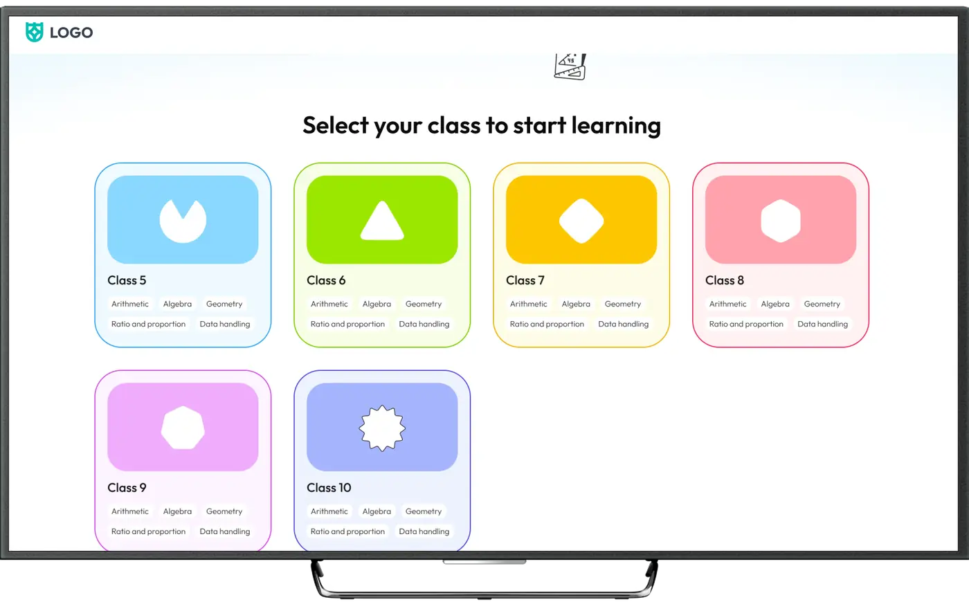 Tuition center branded Digital MathLab portal